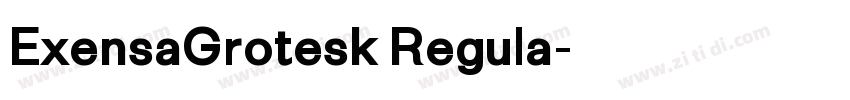 ExensaGrotesk Regula字体转换 ExensaGrotesk Regula字体转换
